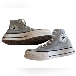 Converse Chuck Taylor All Star Grey Women's High-Top Sneakers Size 8